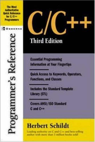 Tapa de C/C++ programmerʼs reference