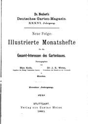 Tapa de Dr. Neubert's deutsches Garten-magazin
