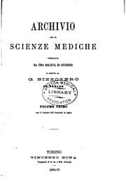 Tapa de Archivio per le scienze mediche