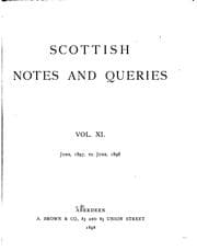 Tapa de Scottish Notes and Queries