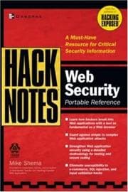 Tapa de Hacknotes web security portable reference