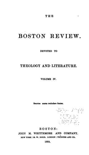 Tapa de The Boston Review
