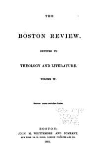 Tapa de The Boston Review