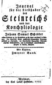 Tapa de Journal für die Liebhaber des Steinrechs und der Konchyliologie