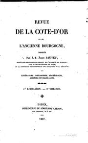 Tapa de Revue de la Côte-d'Or et de l'ancienne Bourgogne