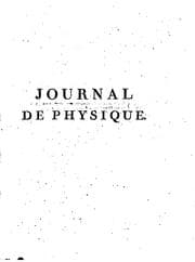 Tapa de Journal de physique, de chimie et d'histoire naturelle et des arts