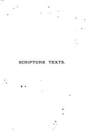 Tapa de Scripture texts, and heads of a sermon, on the second coming of our Lord, selected and arranged ...