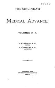 Tapa de The Medical Advance