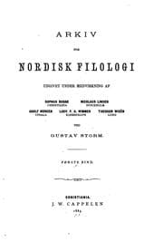 Tapa de Arkiv för nordisk filologi