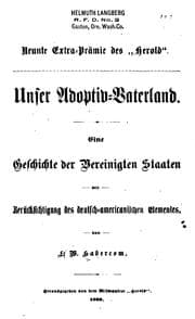 Tapa de Unser Adoptiv-vaterland: Eine Geschichte der Vereinigten Staaten mit ...