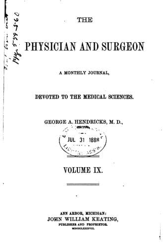Tapa de Physician and Surgeon