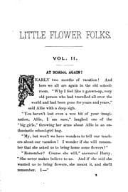 Tapa de Little Flower Folks: Or Stories from Flowerland. Vol. II.