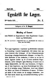 Tapa de Ugeskrift for læger