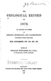 Tapa de The Geological Record