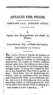 Tapa de Annalen der Physik