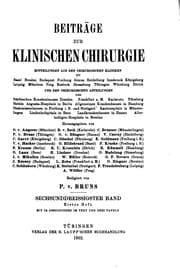 Tapa de Beiträge zur klinischen Chirurgie