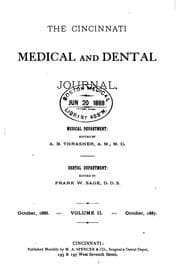 Tapa de Cincinnati Medical and Dental Journal