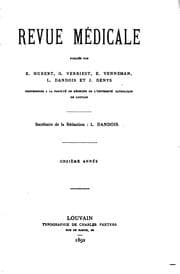 Tapa de Revue médicale