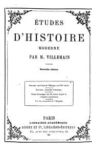 Tapa de Études d'histoire moderne: Discours sur l'état de l'Europe au XVe siècle; Lascaris [nouvelle ...
