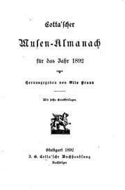 Tapa de Cotta'scher Musen-almanach für das Jahr...
