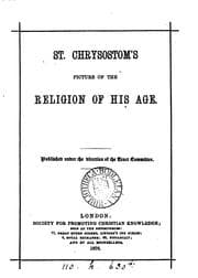 Tapa de St. Chrysostom's picture of the religion of his age