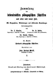 Tapa de Sammlung der bedeutendsten pädagogischen Schriften aus Alter und neuer Zeit: Mit Biographien ...