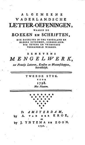 Tapa de Vaderlandsche letter-oefeningen