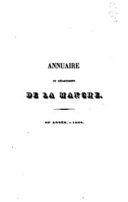 Tapa de Annuaire du Département de la Manche