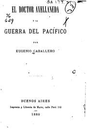 Tapa de El doctor Avellaneda y la guerra del Pacífico