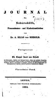 Tapa de Journal für Geburtshülfe, Frauenzimmer- und Kinderkrankheiten