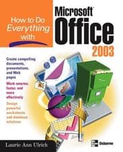 Tapa de How to do everything with Microsoft Office 2003