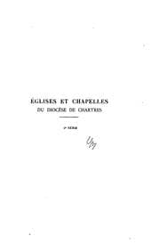 Tapa de Archives du diocèse de Chartres
