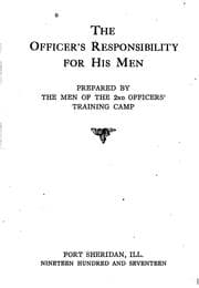 Tapa de The Officer's Responsibility for His Men
