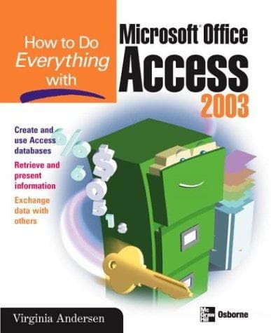 Tapa de How to do everything with Microsoft Office Access 2003