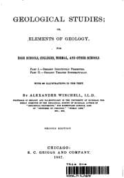 Tapa de Geological Studies: Elements of Geology for High Schools, Colleges, Normal ...