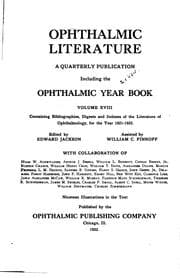 Tapa de Ophthalmic Literature