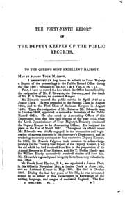 Tapa de Annual Report of the Deputy Keeper of the Public Records