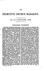Tapa de The Primitive Church Magazine