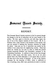 Tapa de Somerset Record Society