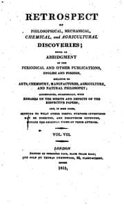 Tapa de Retrospect of Philosophical, Mechanical, Chemical, and Agricultural Discoveries