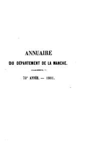 Tapa de Annuaire du Département de la Manche