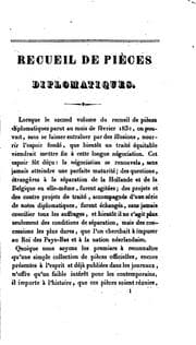 Tapa de Recueil de pièces diplomatiques relatives aux affaires de la Hollande et de ...