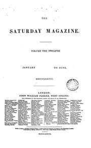 Tapa de The Saturday magazine