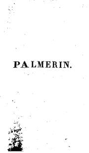 Tapa de Palmerin d'Angleterre: chronique portugaise