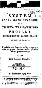 Tapa de System banku skombinowanego dla xiestwa Warszawskiego,: projekt przeswietney radzie stanu do ...