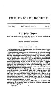 Tapa de The Knickerbocker: Or, New-York Monthly Magazine