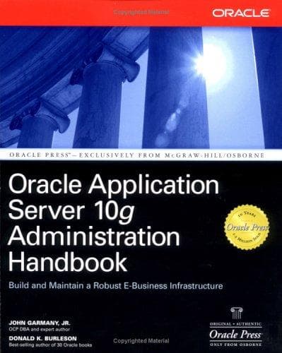 Tapa de Oracle Application Server 10g administration handbook