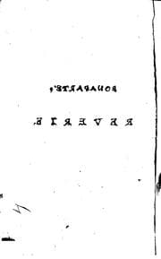 Tapa de Bonaparte's Reverie: A Poetical Romance ...