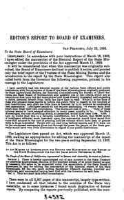 Tapa de Report of the State Mineralogist