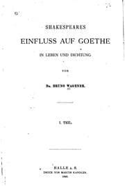 Tapa de Shakespeares Einfluss auf Goethe in Leben und Dichtung